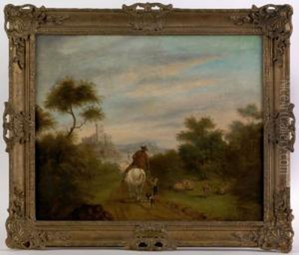 Landscape With Figures And A Castle - view 1