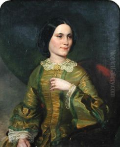 Portrait Of Mr Austin; And Portrait Of Mrs Austin by Phillip Richard Morris