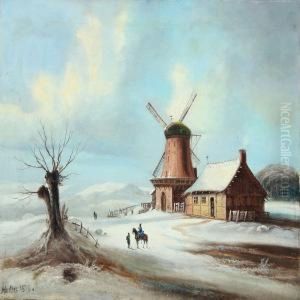 Wintry Landscape With Scenery From The Slesvig War