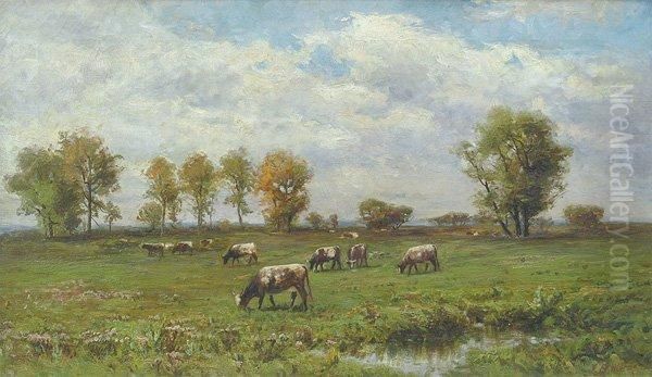 Cows Grazing - view 1