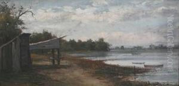 New England Lake Scene - view 1