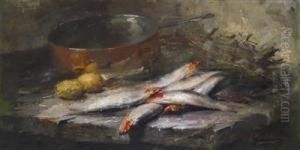 Still Life With Fish by Frans Mortelmans