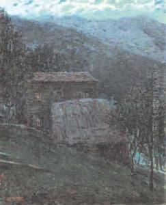 Sera In Montagna by Ettore Morteo