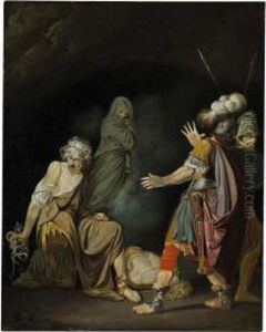 Sextus Pompeius Consulting Erichtho Before The Battle Of Pharsalia