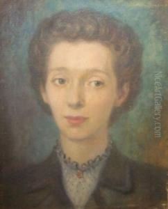 Head And Shoulders Portrait Of A Lady by Andrew Morton