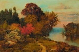 Autumn Landscape by Joseph Morviller