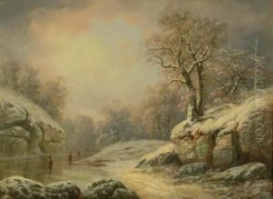 Winter Landscape With Figures