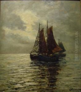 Fischerkutter by Carl Wilhelm Mosblech