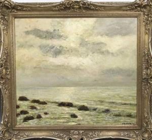 Bord De Mer by Carl Wilhelm Mosblech