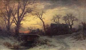 Paisaje Nevado by Adolf Mosengel