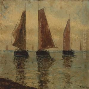 Sailing Boats On Calm Sea by Christian Moser