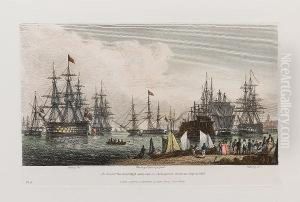 Visit Of William The Fourth When Duke Of Clarence by Henry Moses