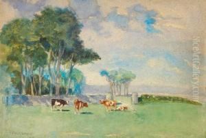 Scene On The Howth Head, Dublin by Henry William Moss