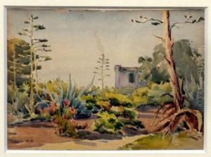 Jardin. by Alexis Mossa