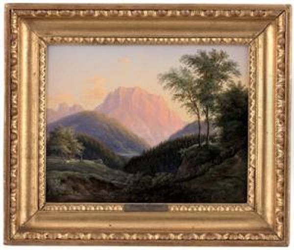 Der Traunstein Im Abendlicht - view 1