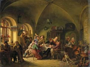 Im Wirtshaus by Ludwig August Most