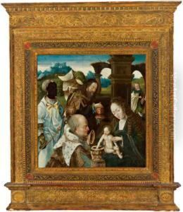 L""""adorazione Dei Re Magi by Jan Mostaert