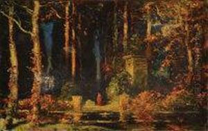 A Garden Of Romance by Thomas E. Mostyn