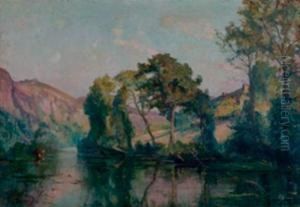 Bord De L'orne, Clecy by Georges Moteley