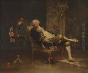 Teacher And Pupil by W.F. Mott