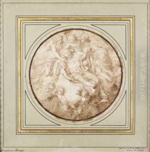 La Descente De Croix by Raffaello Motta