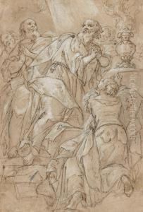 Scene Biblique by Raffaello Motta