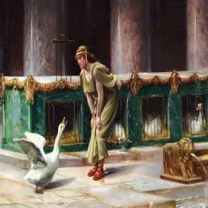 Scene From Ancient Rome by Henri Paul Motte