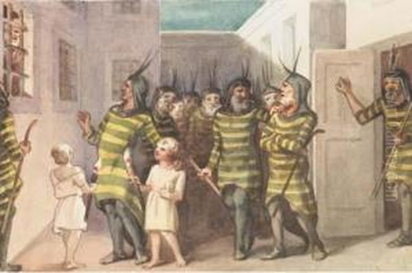 Un Album De Douze Dessins Illustrant Les Guepes,d'aristophane - view 1