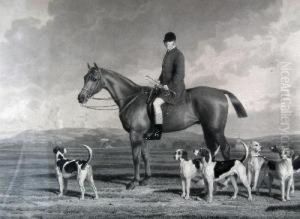 "frederick Brockman Esq Master Of The East Kent Foxhounds by Charles Mottram