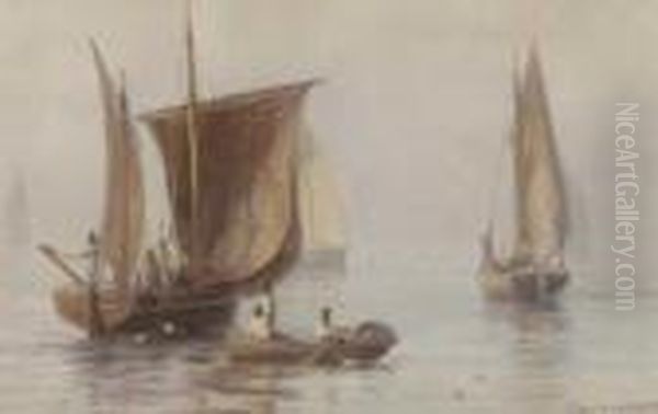 Fishing Boats In Calm Waters - view 1