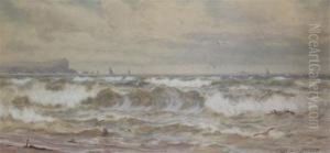 Ground Swell On The Cornish Coast by Charles Mottram