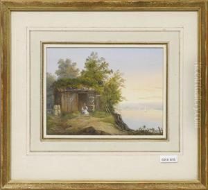 Cabane Avecvue Sur Le Leman by Luc Henri Mottu
