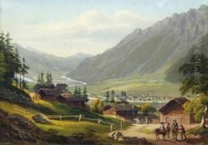 Paysage Anime Du Valais