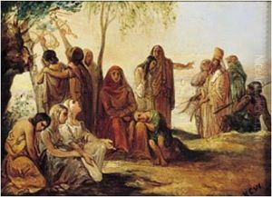 Scene Biblique "nous Nous Sommes Assis Sur Le Bord Des Fleuves De Babylone Et La Nous Avons Pleure En Nous Souvenant De Sion. ........" Scene Biblique "nous Nous Sommes Assis Sur Le Bord Des Fleuves De Babylone Et La Nous Avons Pleure En Nous Souvenant De Sion. ........"