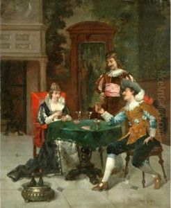The Card Players by Ludovic Mouchot