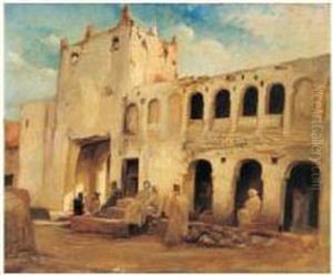 Scene De La Vie Arabe A Garshia