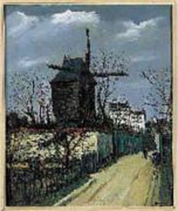 Alphonse-leon Quizet Le De La Galette by Hippolyte A. Moulin