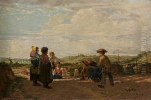 Jeux D'enfants by Antoine Edouard Joseph Moulinet
