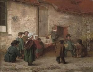 Breaktime by Antoine Edouard Joseph Moulinet