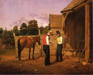 Bargaining For A Horse (farmers Bargaining) by William Sidney Mount