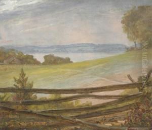 Rail Fence, Long Island by William Sidney Mount