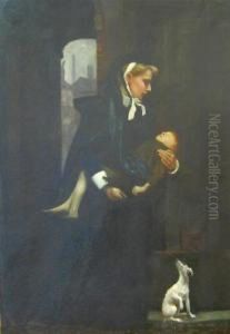 Mother And Child by Arnold Mountfort
