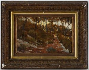 Paysage En Foret by Henri Laurent Mouren