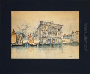 Venetian Canal Scene Venetian Canal Scene