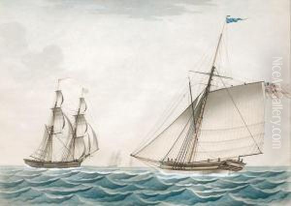 Bateau Anglais Par Le Travers - view 1