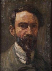 Autoportrait. by Alphonse Moutte