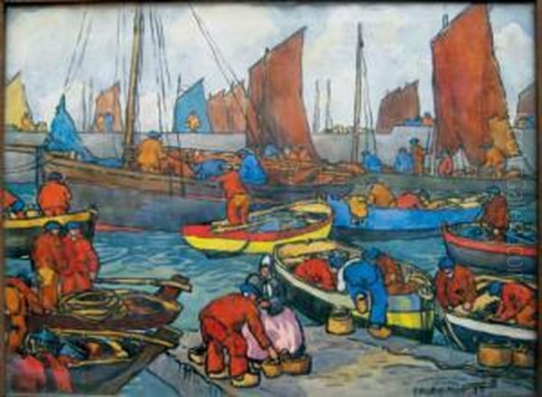 Concarneau, Retour De Peche - view 1