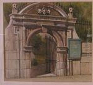 Study Of "the Skull Gateway, St.olave's Hart Street,london" by Paul Moye