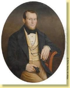 Portrait D'homme Au Cigare by Richard Thomas Moynan