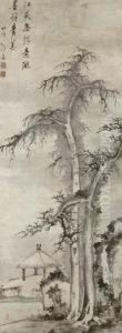 Pavillion Under Pine Tree by Luo Mu